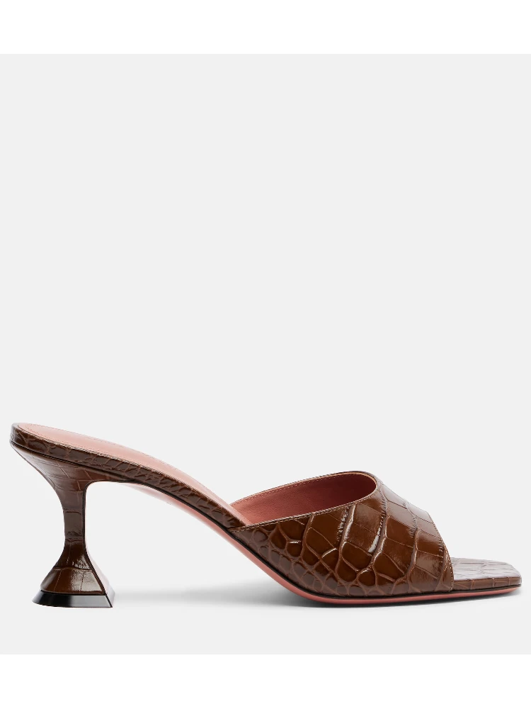 Amina Muaddi Sandals Brown