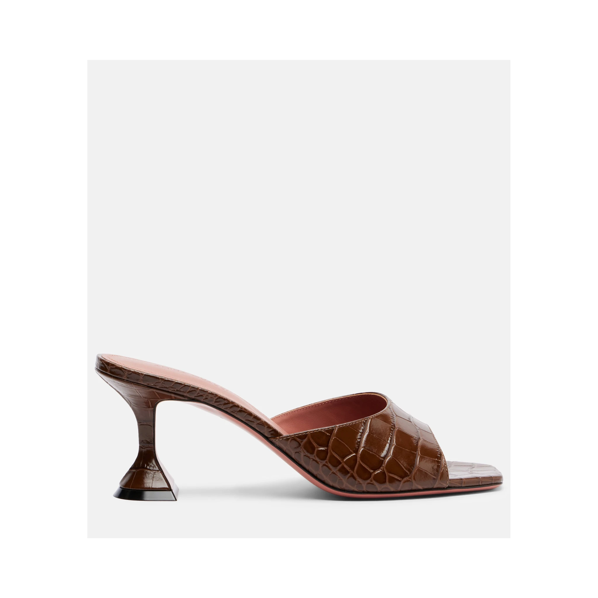 Amina Muaddi Sandals Brown