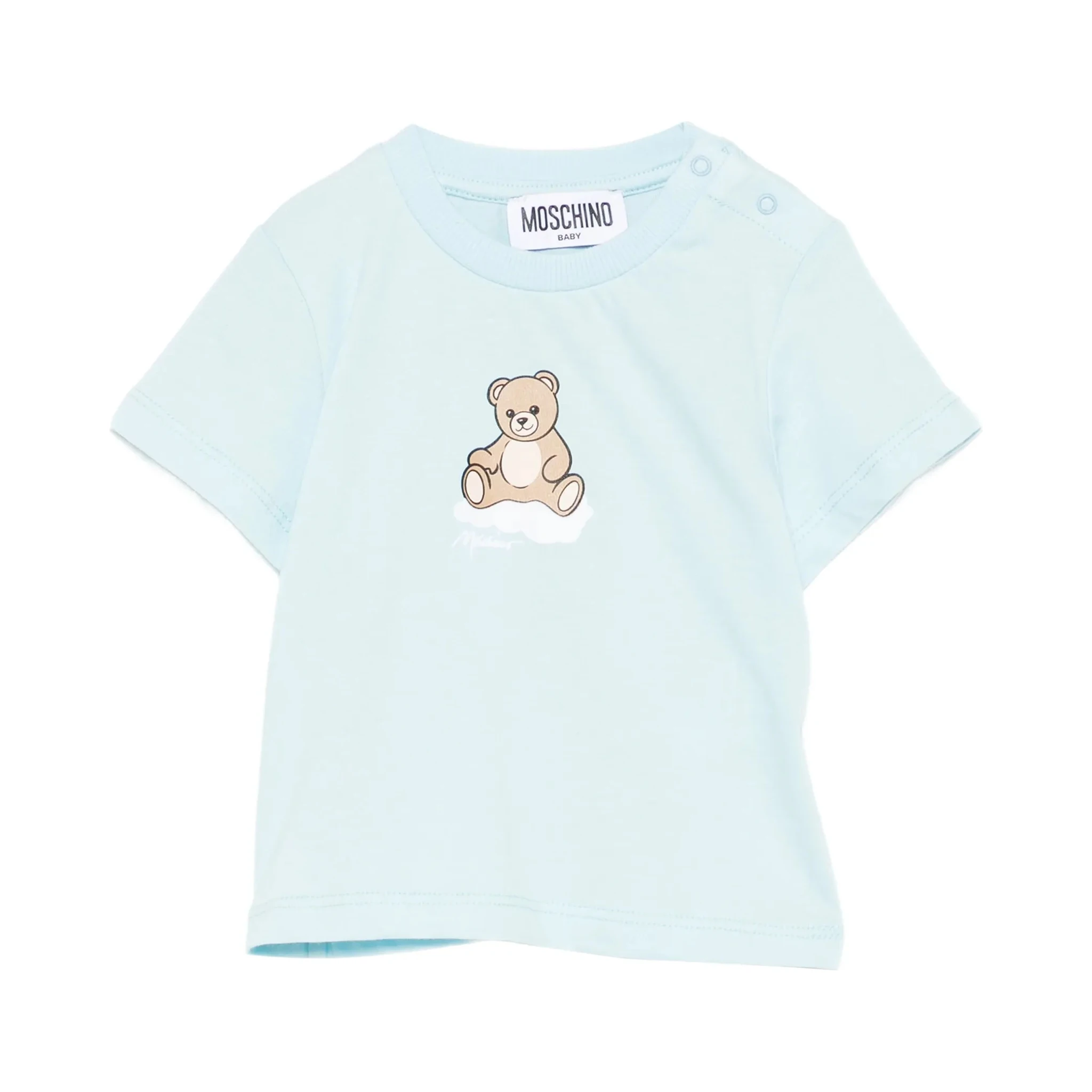 MOSCHINO KIDS T-shirts and Polos Clear Blue