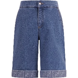 FENDI KIDS Shorts Blue