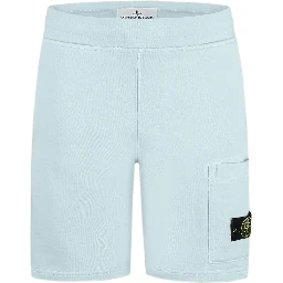 STONE ISLAND KIDS Shorts Clear Blue