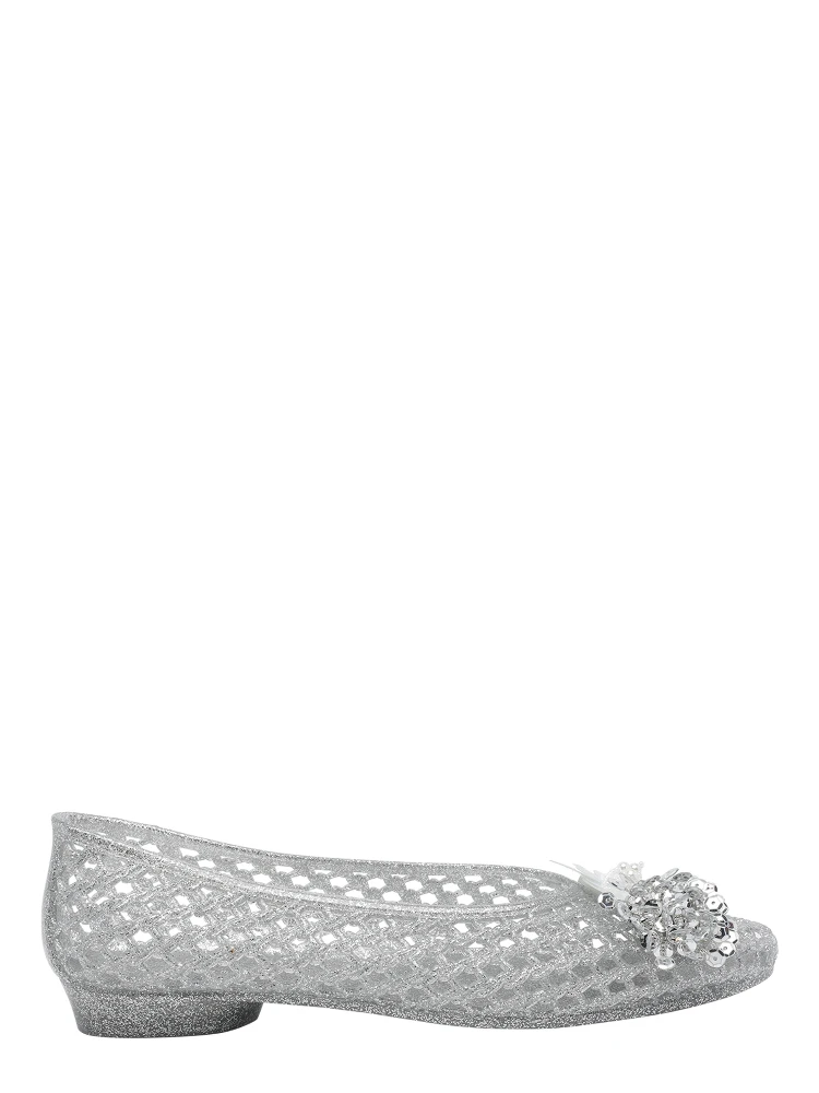 HEAVENLY JELLY Flat shoes Silver