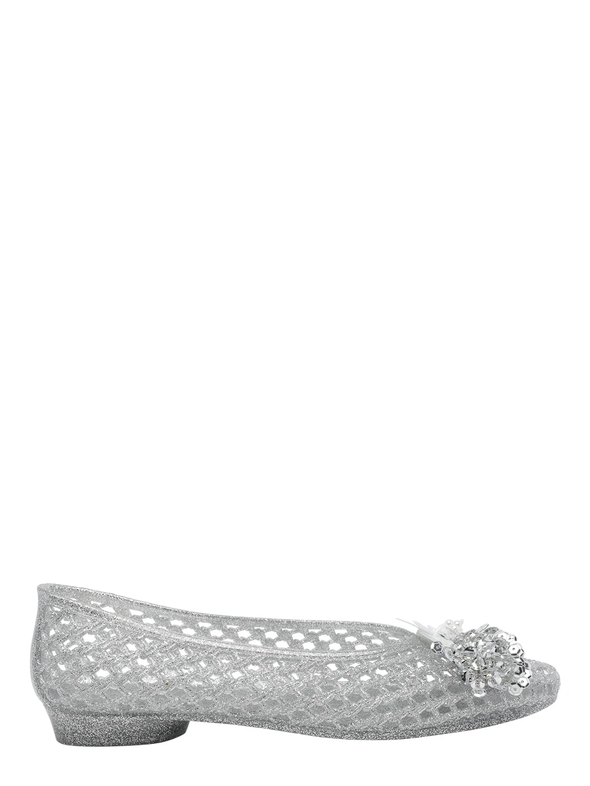 HEAVENLY JELLY Flat shoes Silver