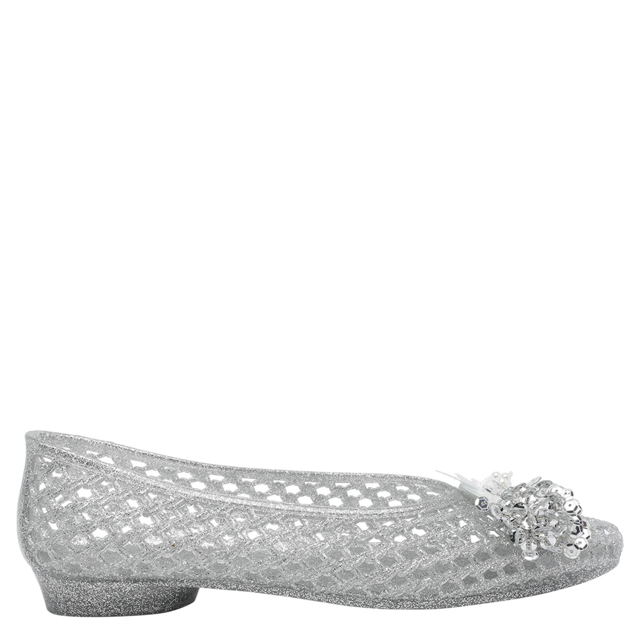 HEAVENLY JELLY Flat shoes Silver