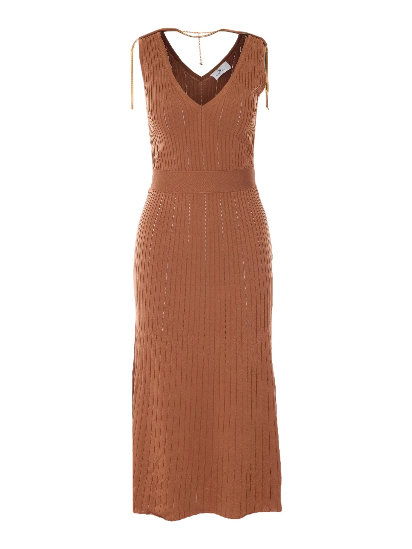 Elisabetta Franchi Dresses Brown