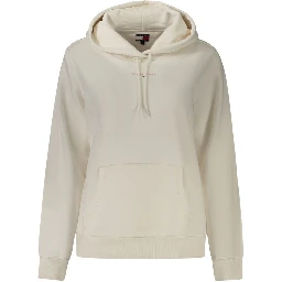 كنزة نسائية بيضاء من القطن