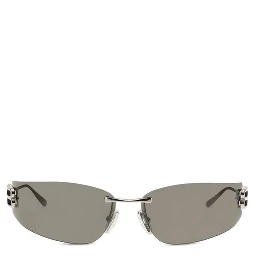 نظارات شمسية معدنية سوداء