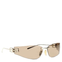 نظارات شمسية معدنية ذهبية