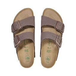 Brown Synthetic Platform Sandals