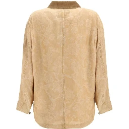 Orange Linen Coat