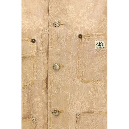 Orange Linen Coat