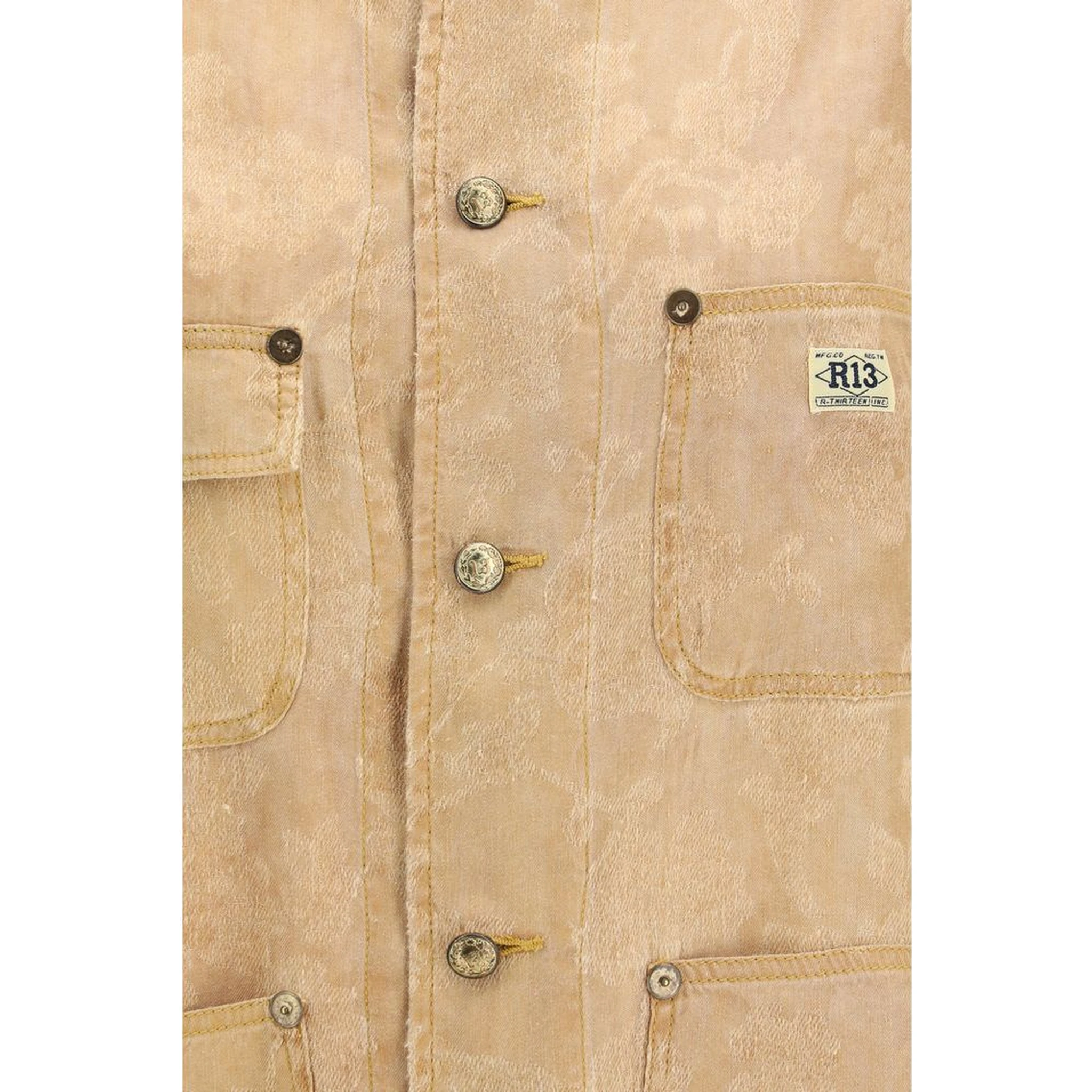 Orange Linen Coat