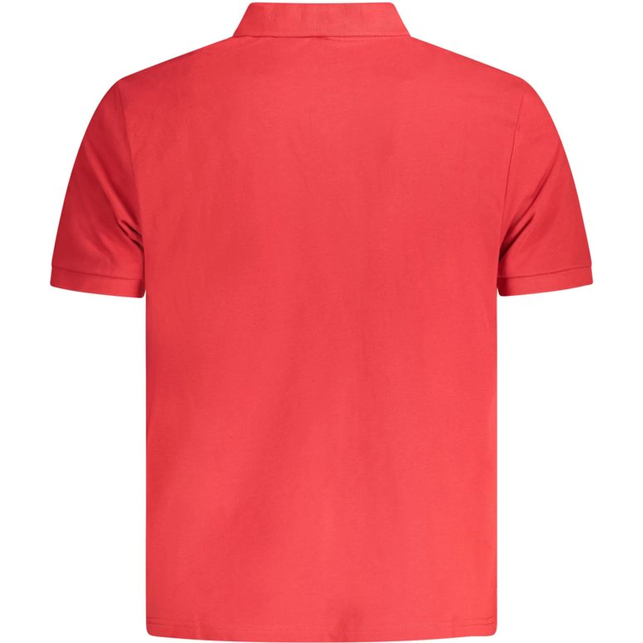 Red Cotton Men Polo