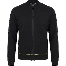 Black Cotton Sweatshirt