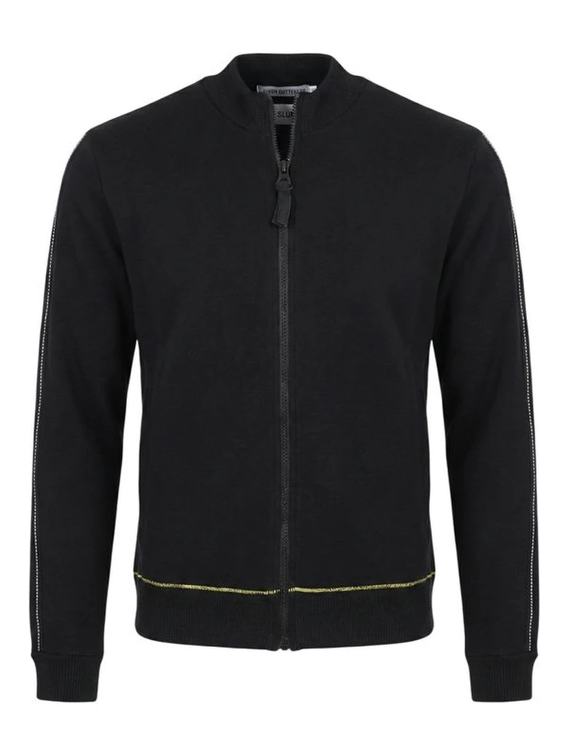 Black Cotton Sweatshirt