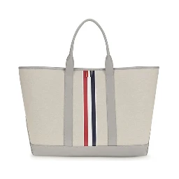 Gray Fabric Shoulder Bag