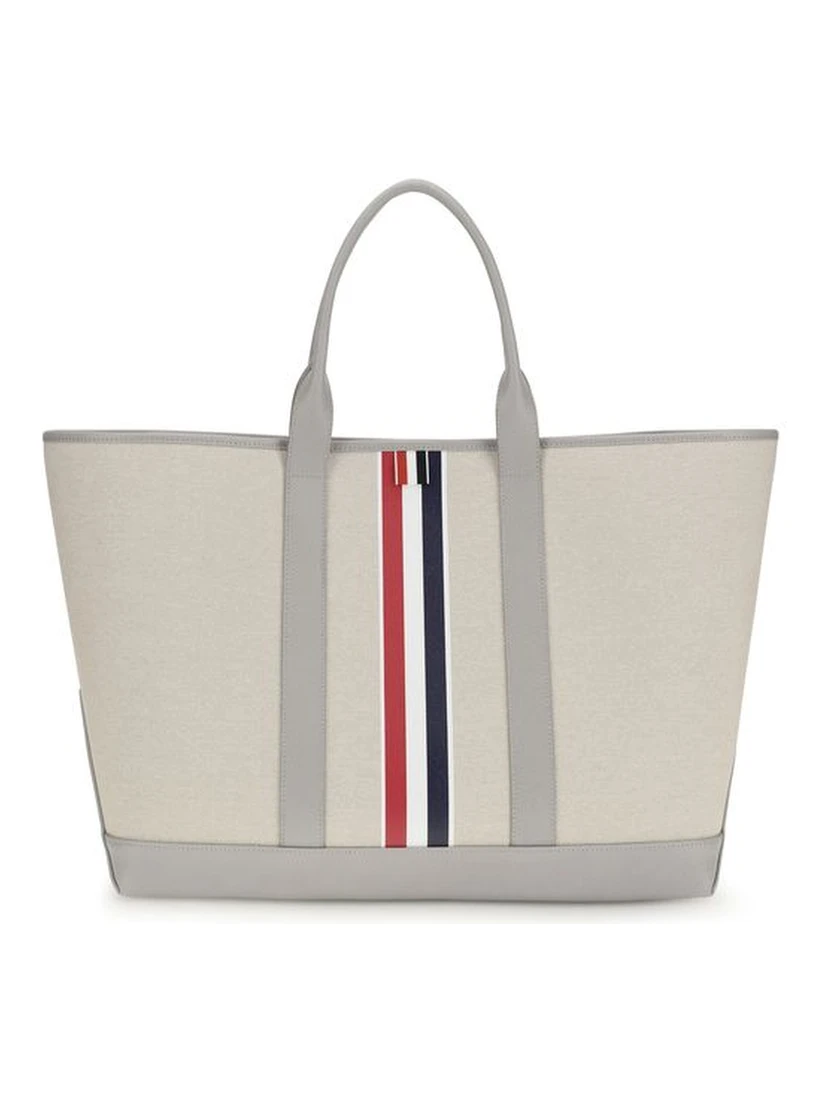 Gray Fabric Shoulder Bag