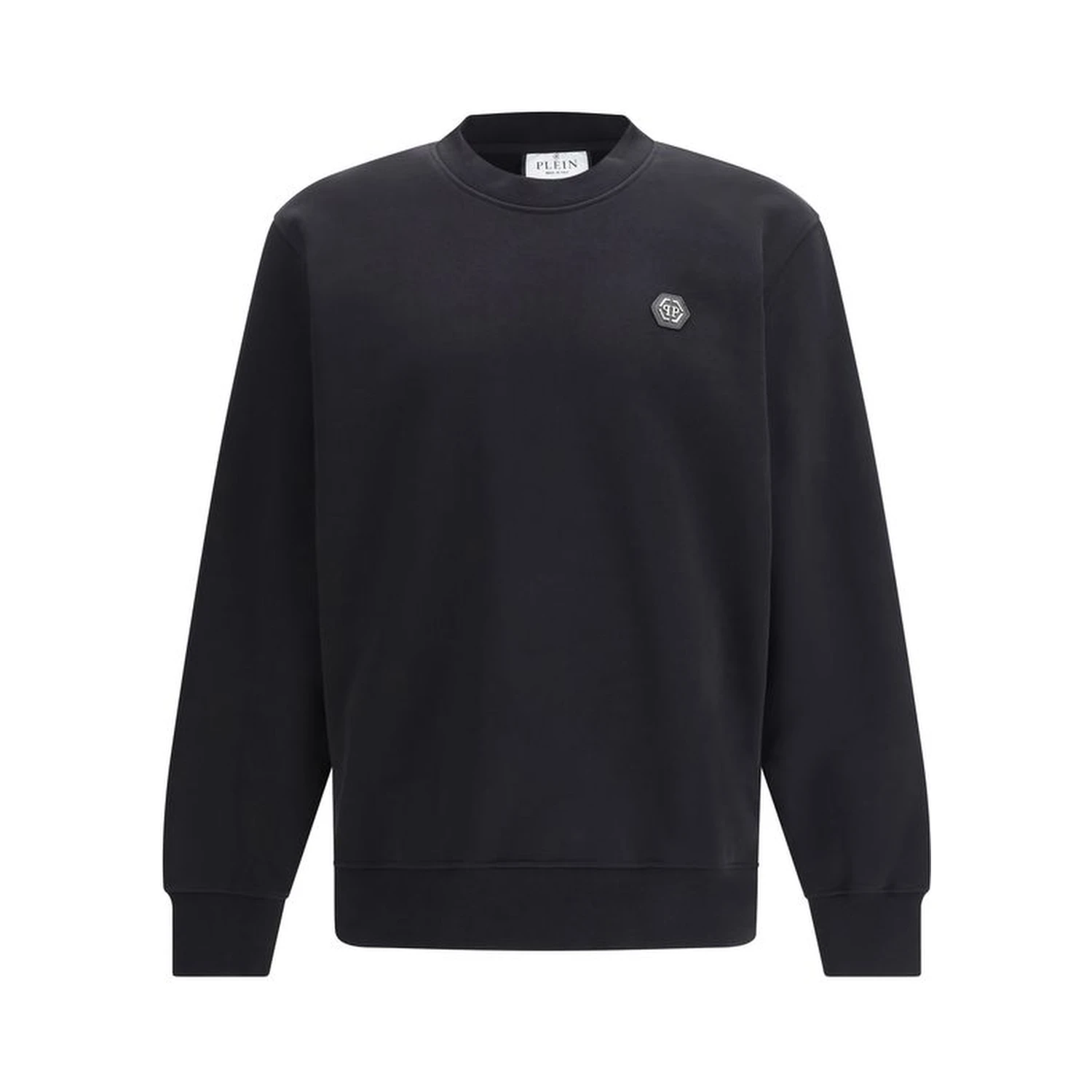 Black Cotton Sweatshirt