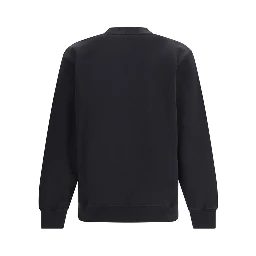 Black Cotton Sweatshirt