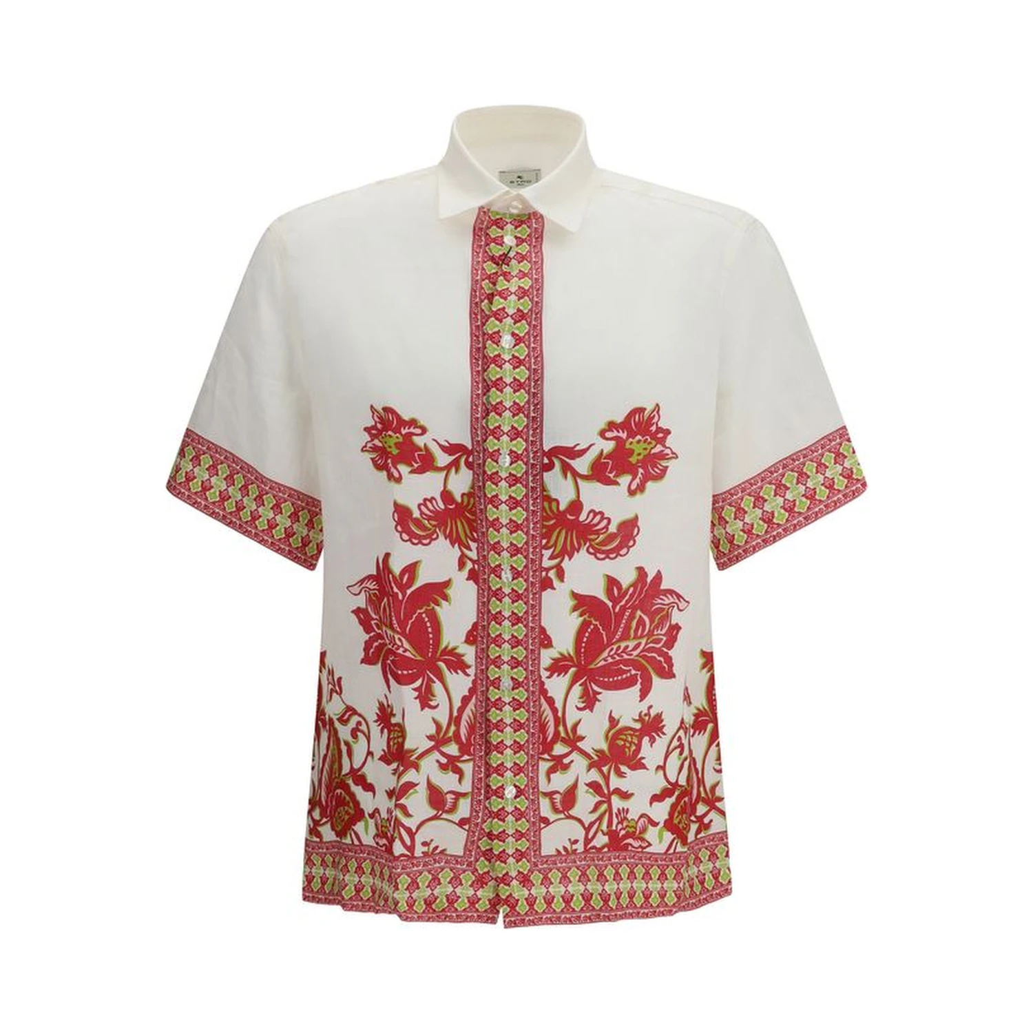 Multicolor Linen Pattern Shirt