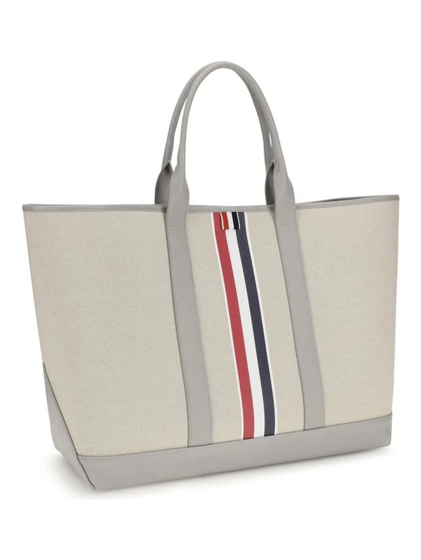 Gray Fabric Shoulder Bag