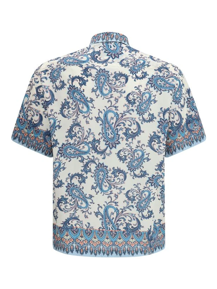 Blue Cotton Pattern Shirt alternative