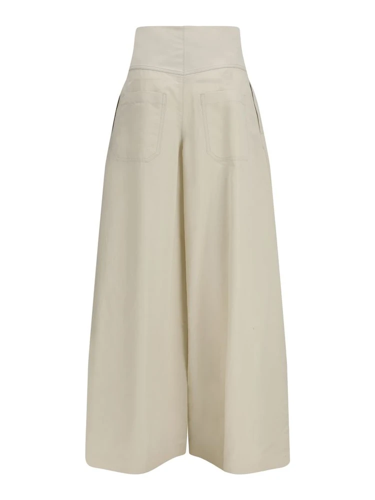 Beige Cotton Pants alternative