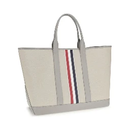 Gray Fabric Shoulder Bag