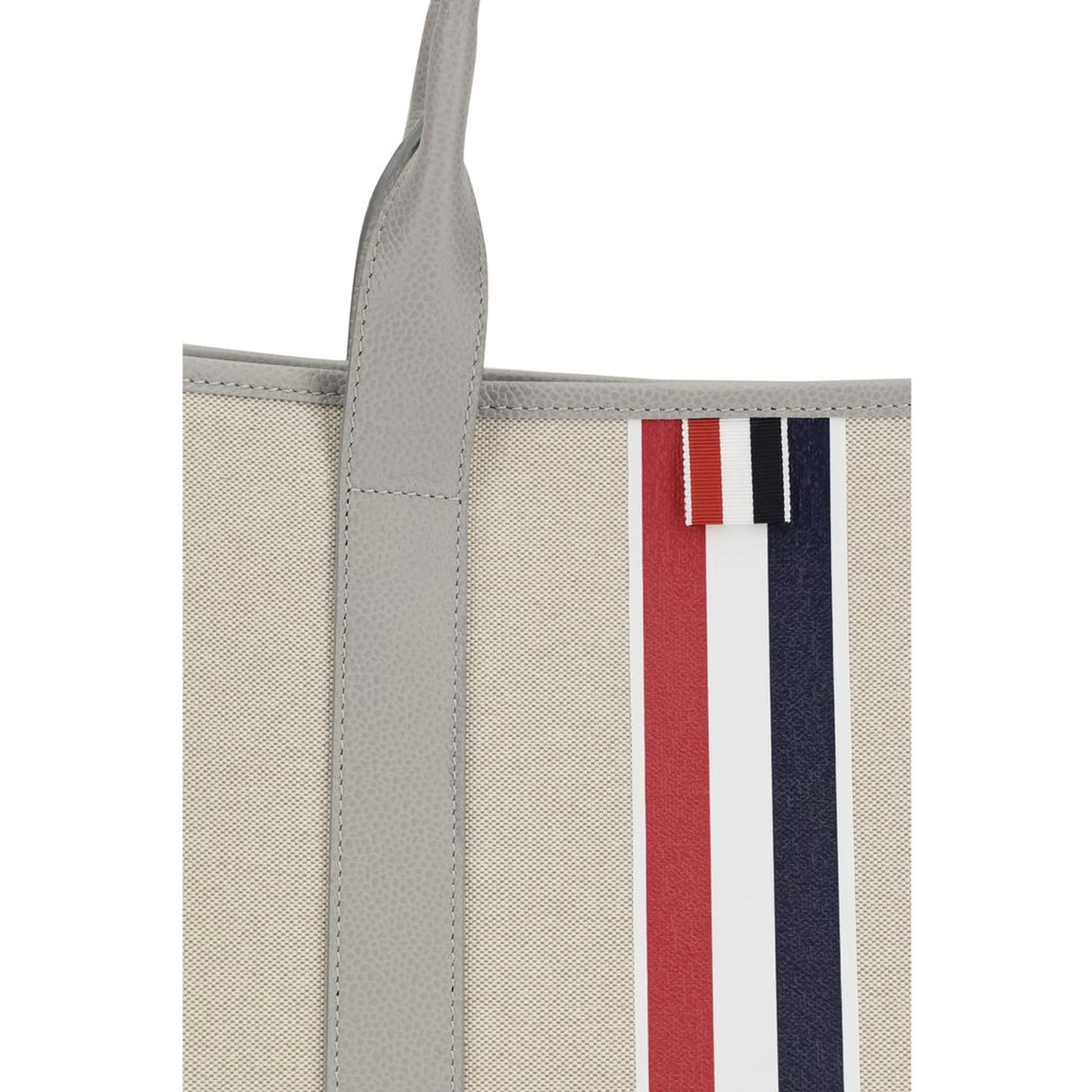 Gray Fabric Shoulder Bag