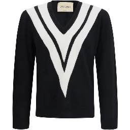 Black Fleece Wool Sweatshirt