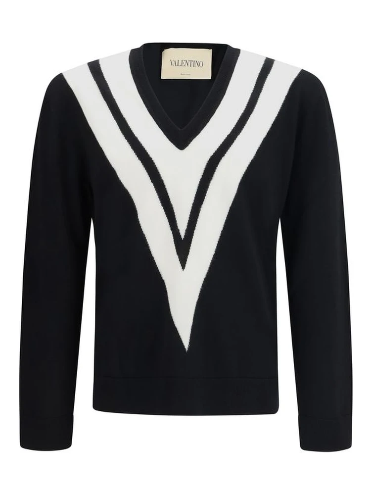Black Fleece Wool Sweatshirt