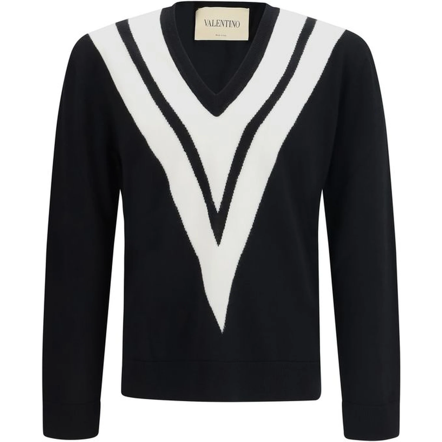 Black Fleece Wool Sweatshirt