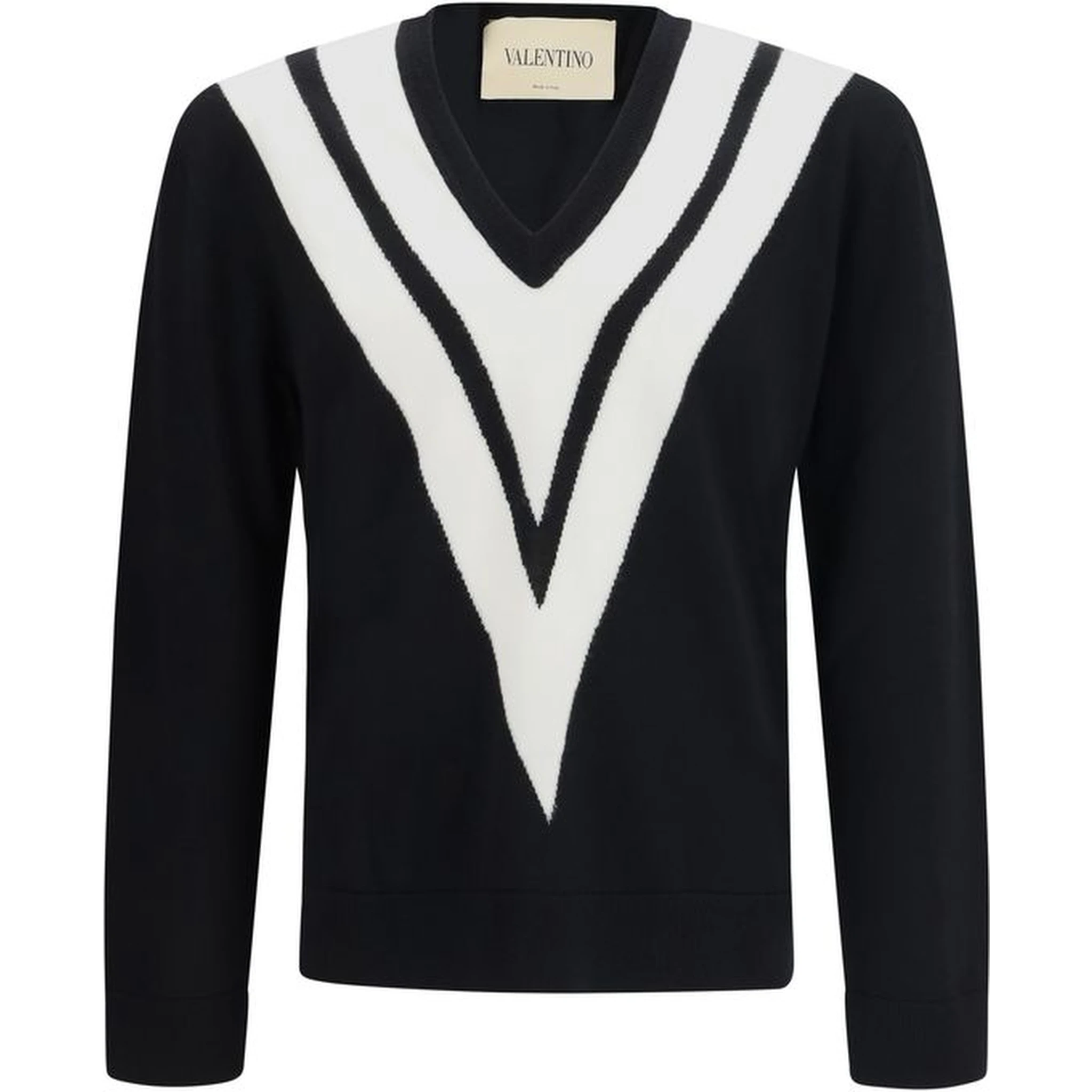 Black Fleece Wool Sweatshirt