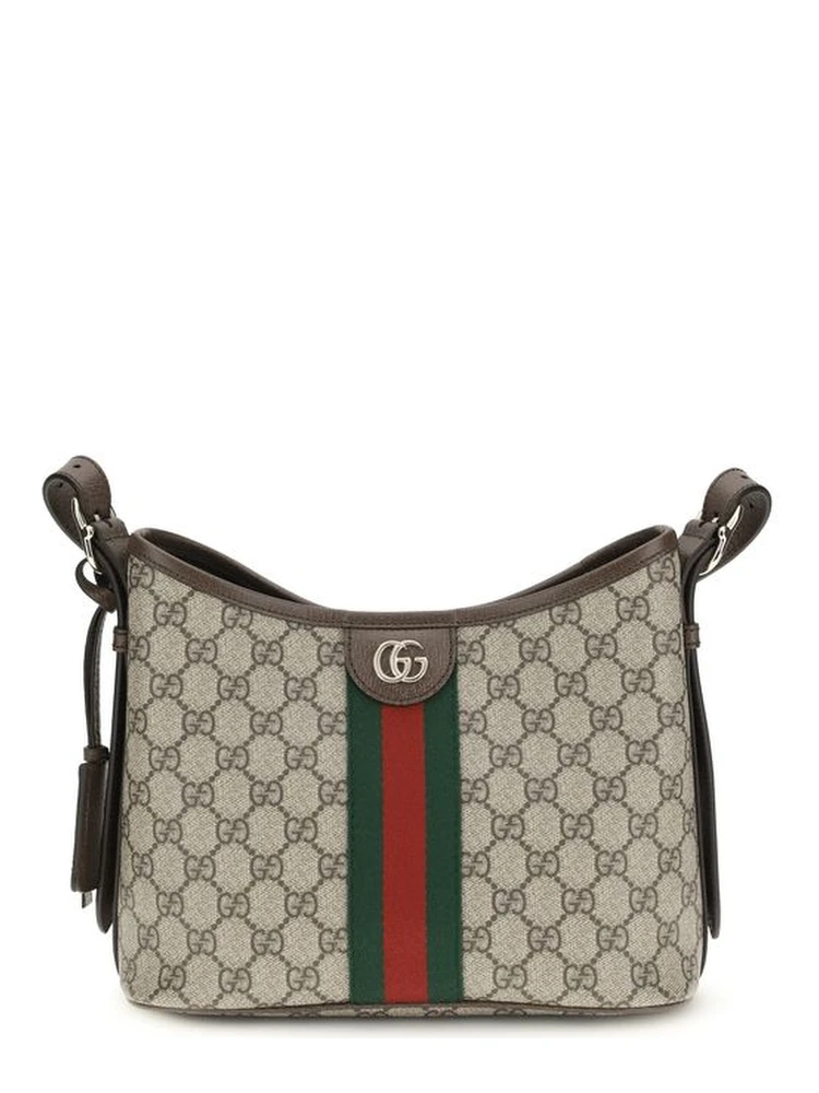 Beige Fabric Handbag