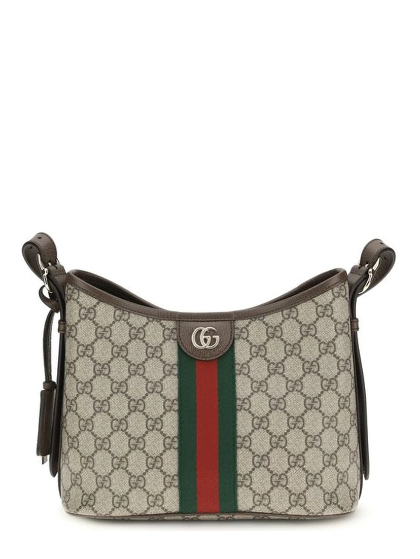 Beige Fabric Handbag