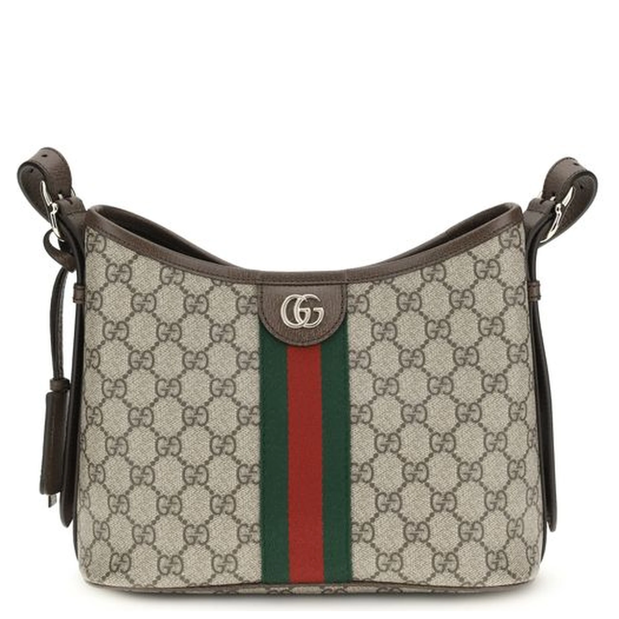 Beige Fabric Handbag