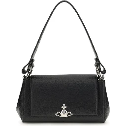 Black Polyethylene Shoulder Bag