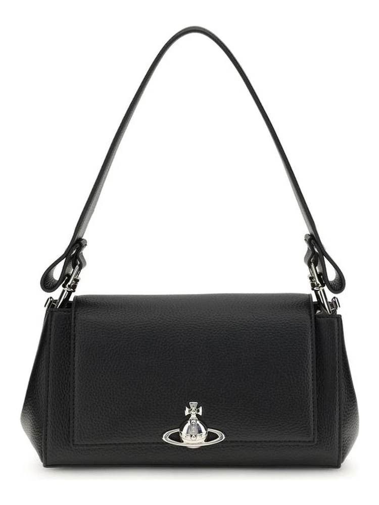 Black Polyethylene Shoulder Bag