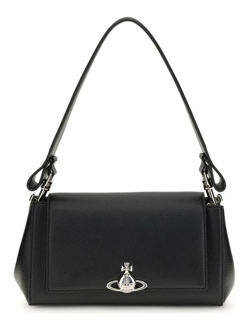 Black Polyethylene Shoulder Bag