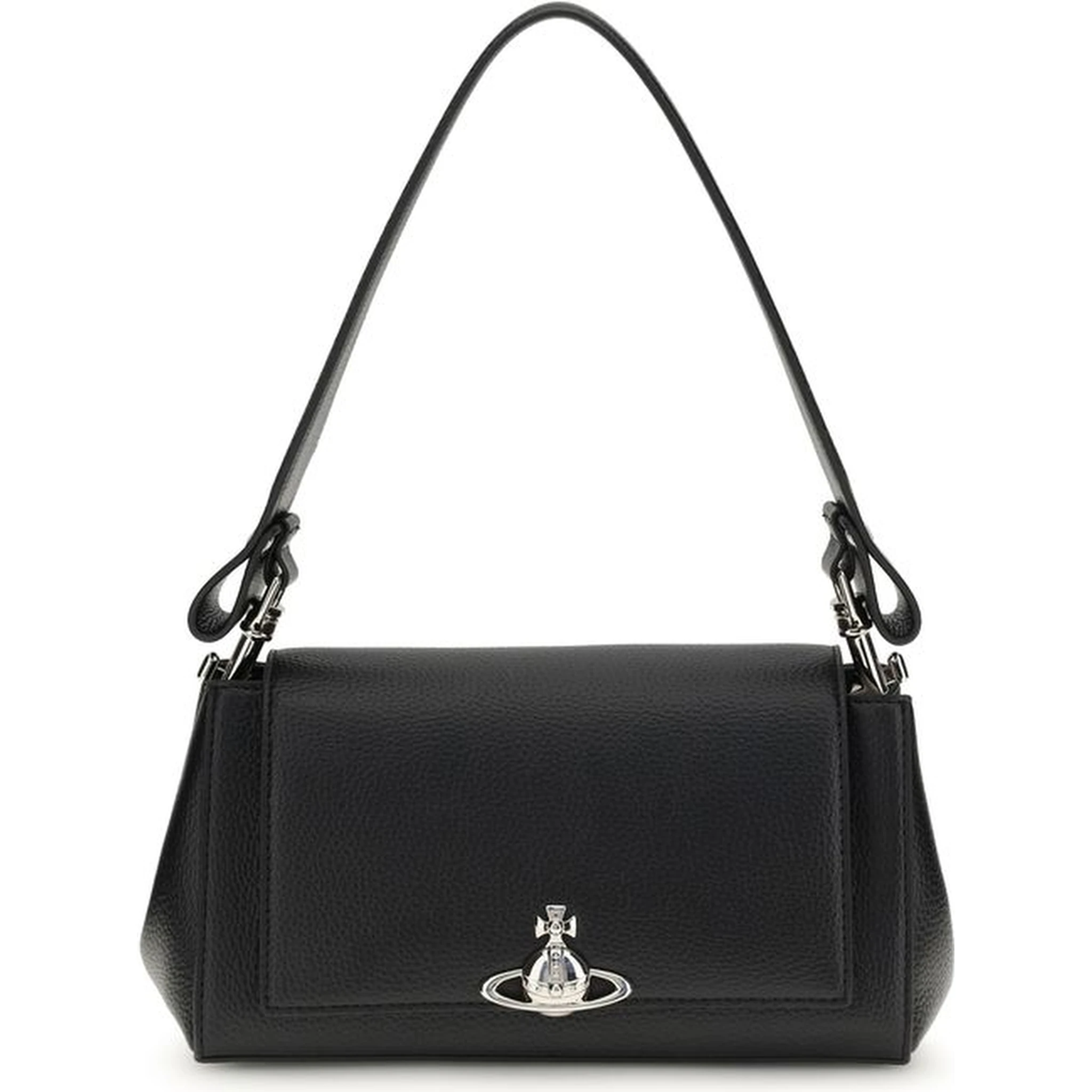 Black Polyethylene Shoulder Bag