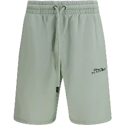 Bicolor Cotton Shorts