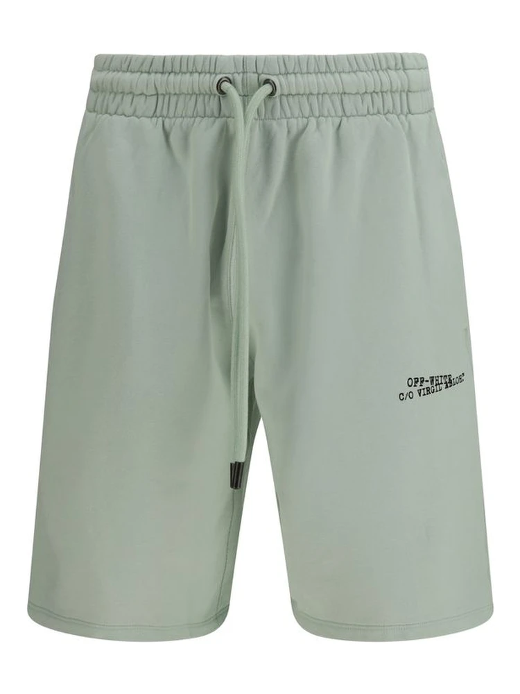 Bicolor Cotton Shorts