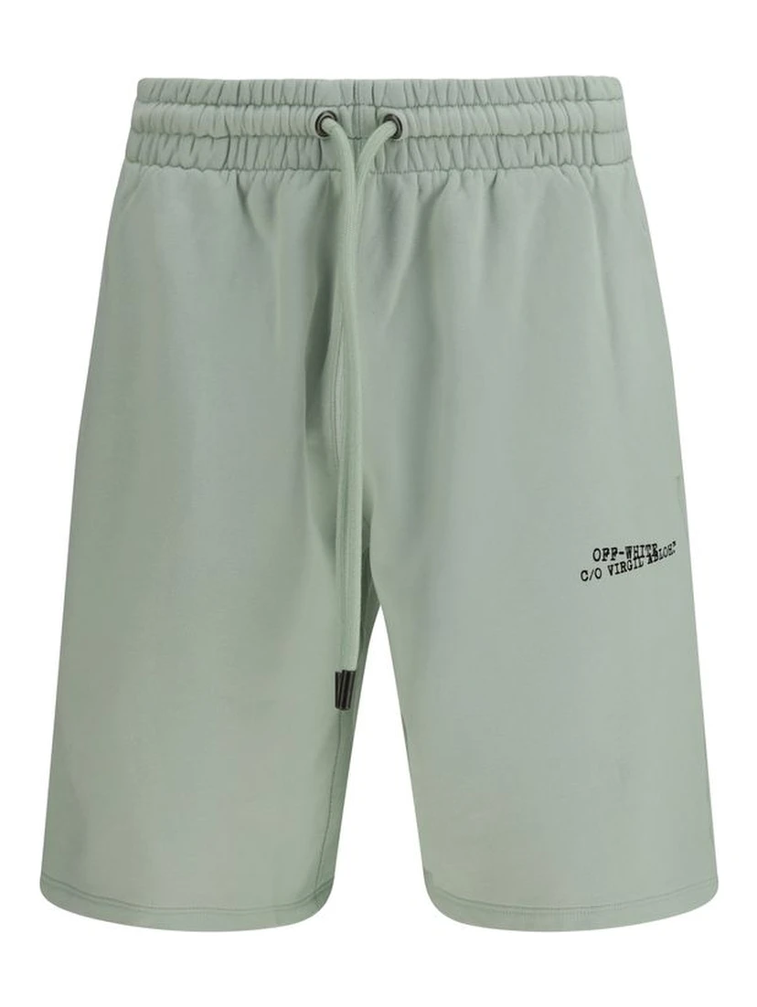 Bicolor Cotton Shorts