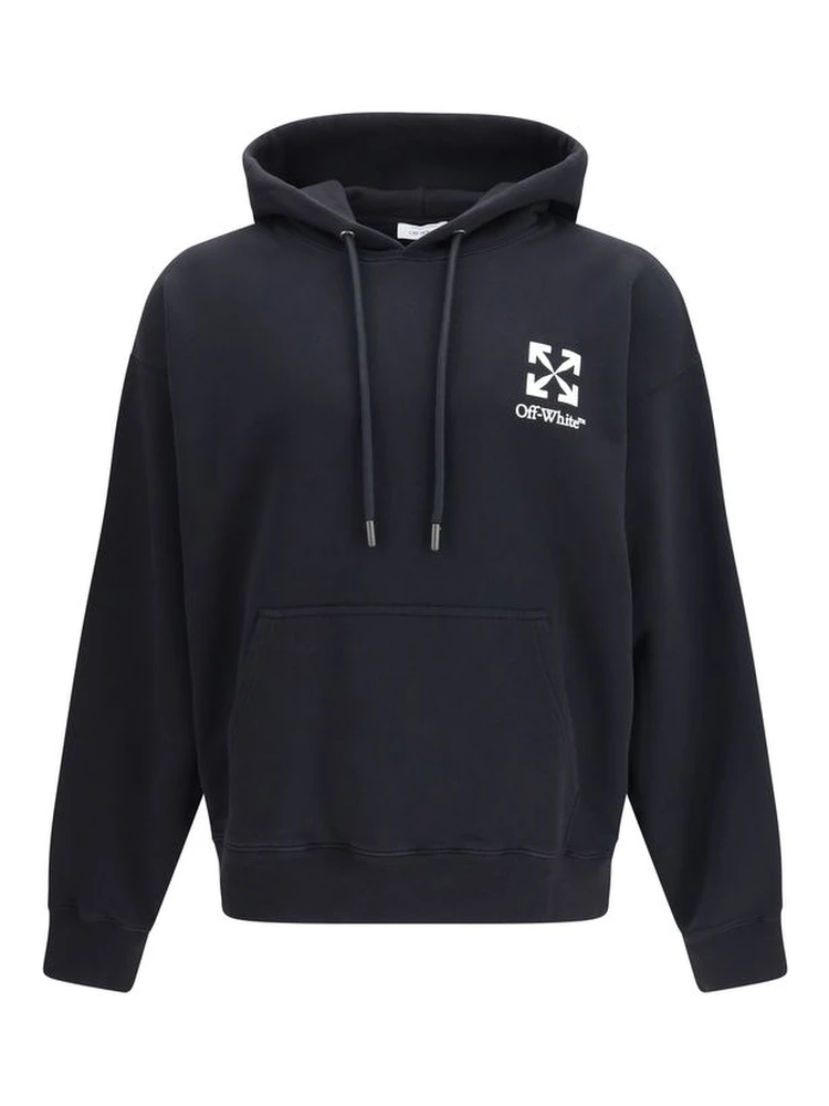 Black Cotton Sweatshirt