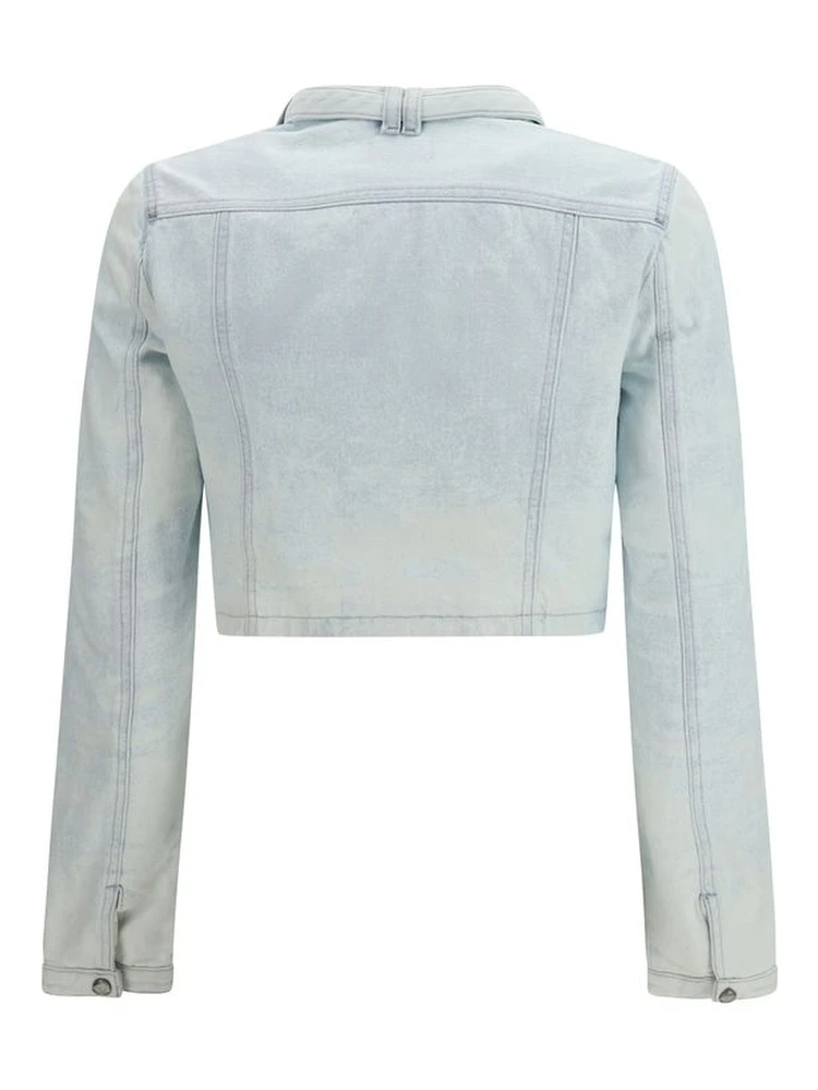 Blue Cotton Biker Jacket alternative