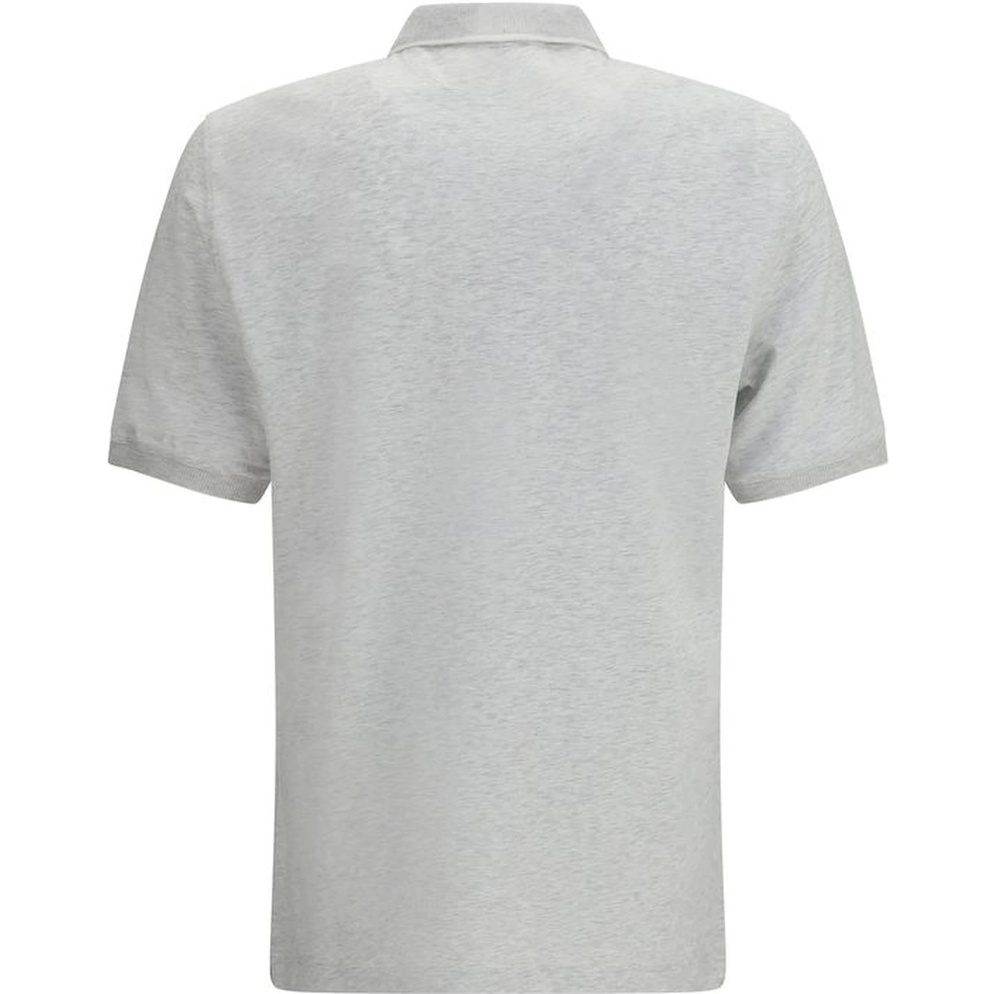 Gray Cotton Polo Shirt