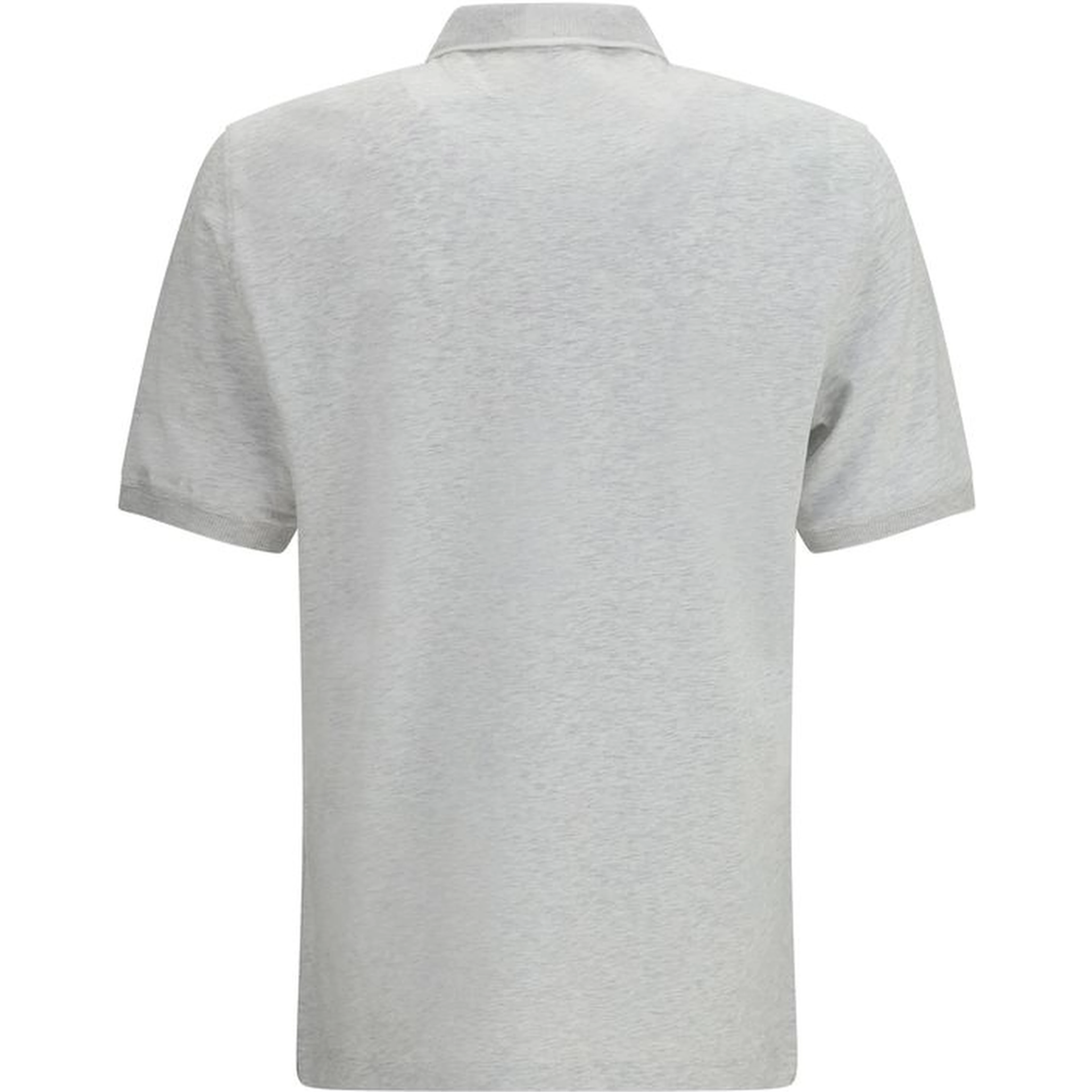Gray Cotton Polo Shirt