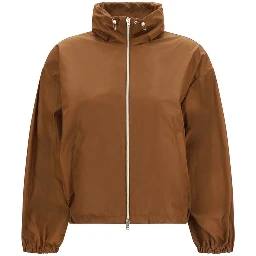 Brown Polyester Rain Coat