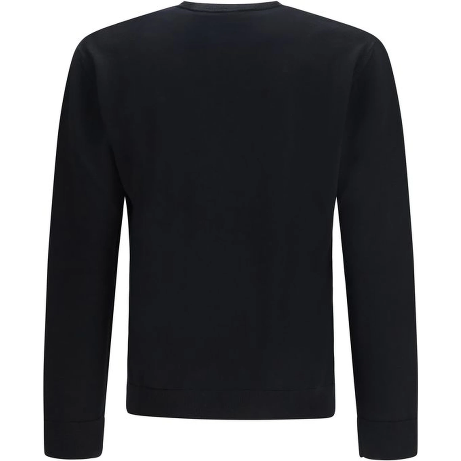 Black Fleece Wool Sweatshirt