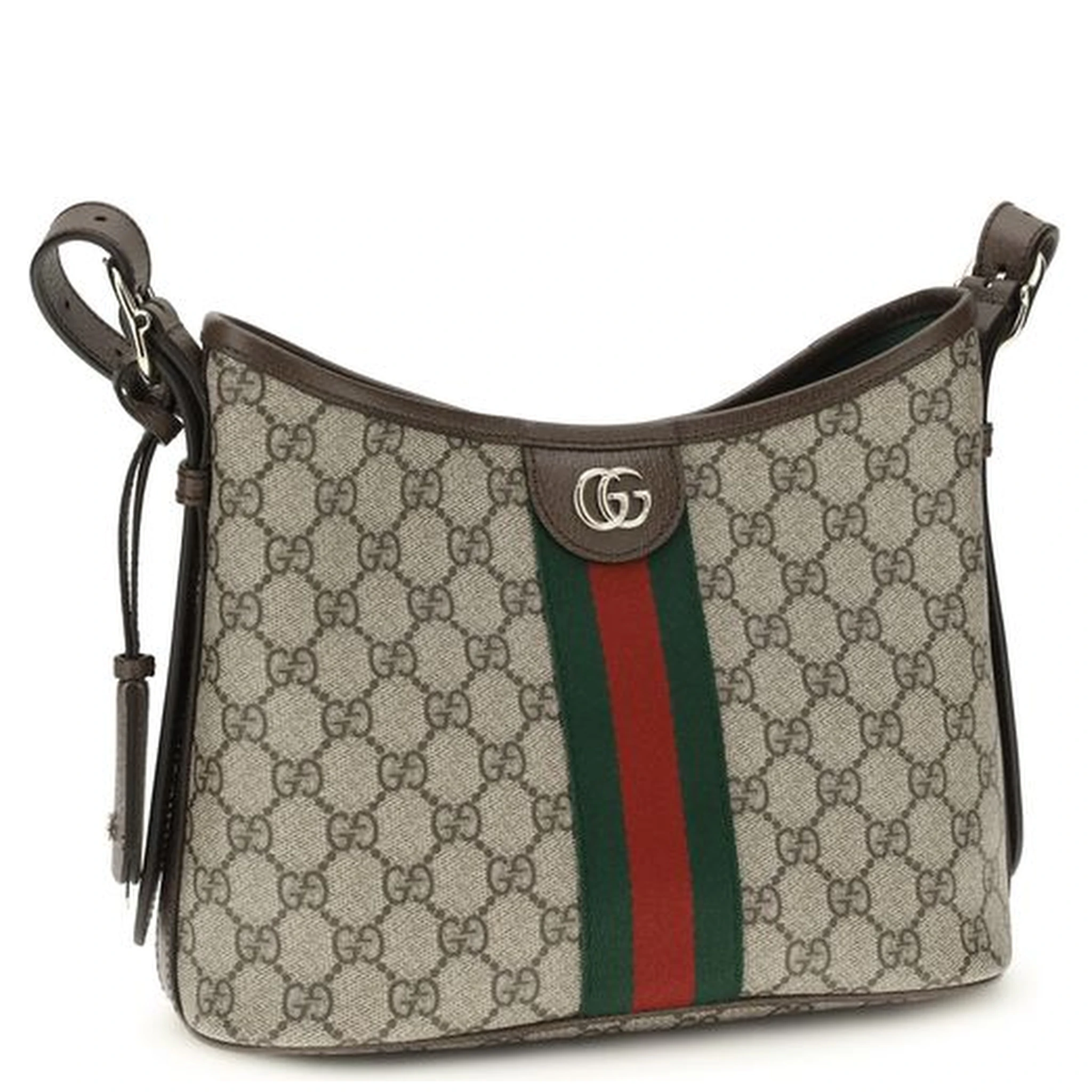 Beige Fabric Handbag